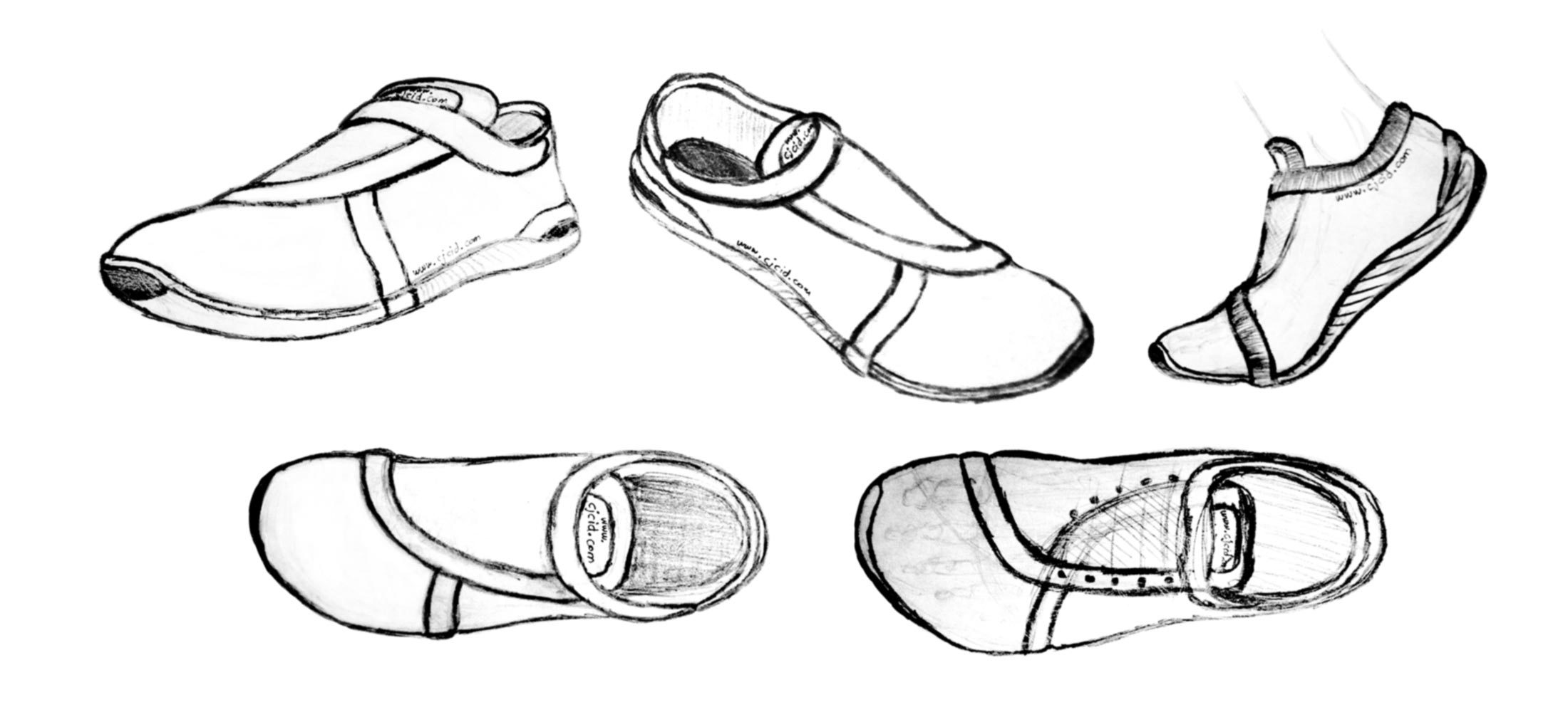 Developing the idea of the walking shoe “CJ Groovy Feel”